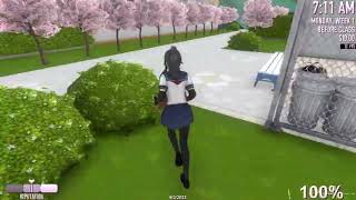 yandere simulator mettre Osana Najimi  en prison! (failed)