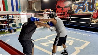 SPARRING AT THE BOXING GYM!!!