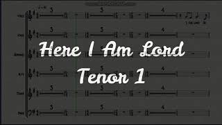 Here I Am Lord  Study Guide Tenor 1