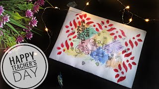 Teacher's Day Special Greeting Card | Handmade Teachers Day Card