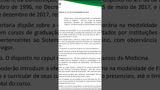 Você concorda com 40% de EaD na graduação presencial?