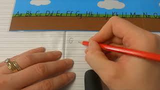 Handwriting - Capital G