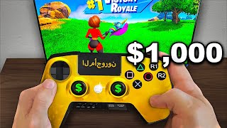 $1 vs $1000 Controller in Fortnite!