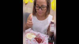 DELICIOUS GARLIC RICE cornbeef EGG combo meal  #breakfast at #jollibee #shorts | tita Annie vlogger