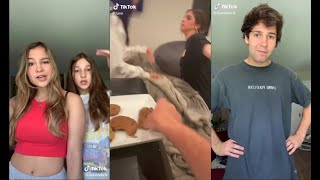 Addison Rae slaps David's Squad Member Mariah  - David Dobrik & Vlog Squad TikTok 23