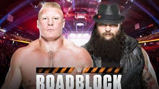 WWE 2K16 - Roadblock 2016 Brock Lesnar vs. Bray Wyatt