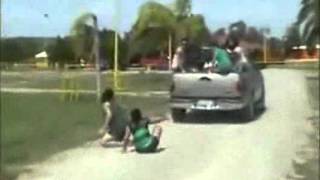 CRAZY VIDEO CLIPS   Girls Fall Off Truck  Colleccted BY M Rashid Siddiqi evergreenpeople@yahoo com