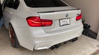 2017 BMW M3 Comp, Remus Exhaust Start Up