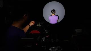 Aputure SpotlightMount Lens Beam Diameter Test