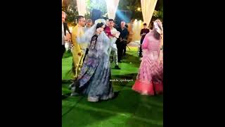 The Qashqai Turk girl and boy wood dance is very beautiful