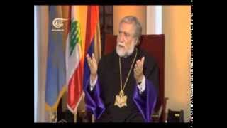 Interview in Arabic with His Holiness Aram I on the Armenian Genocide on Al-Mayadeen TV