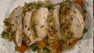 Easy Crockpot Meal: Chicken, Rice, & Veggies