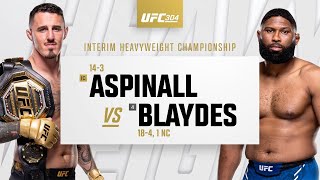 UFC 304: Tom Aspinall vs Curtis Blaydes Highlights