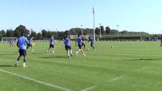 Séance entrainement football - HAC - Toro à 7 contre 3