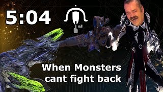 MHW Iceborne PC: Trolling Brachydios 5:04 LBG ( Perma KO )