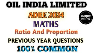 Ratio And Proportion Tricks | Oil India Limited Maths #oilindialimited