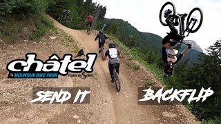 Chatel Bikepark 2021 : Nouvelles bosses et Nouveaux backflips