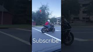 Cruising around in my brand new 2020 R6 | exhaust revs & pulls #shorts #fyp #bike #yamaha #TikTok