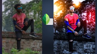 Snapseed Best Dark and Blue Effect - Very Easy 🔥 | Snapseed Photo Editing