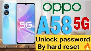 Oppo A58 (CPH2577) hard reset & unlock clear all data | A58 hard reset without pc