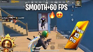 Smooth+60 FPS Livik Gameplay 🔥 Poco X3 Pro ❤️ PUBG MOBILE