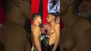 Face off during the weight in | Let’s go champ #Bivol