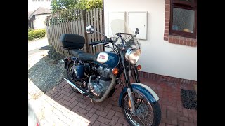 Royal Enfield Classic 500, ride to Widecombe in The Moor.