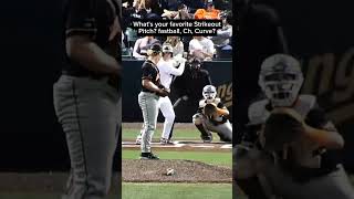 What's the Best Strikeout Pitch? #pitcher  #pitching #curveball #changeup #fastball #strikeout