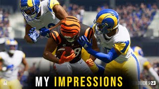 My Hands on Impressions of Madden 23 Beta Gameplay...