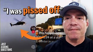 Hurricane responder reacts to government helicopter destroying aid