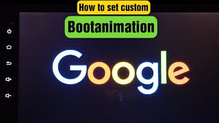 Set or change custom bootanimation in MTK android car stereo