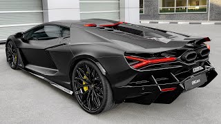 2025 Lamborghini Revuelto Matte Black - Sound, Interior and Exterior