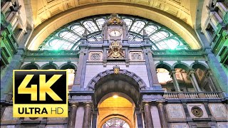 Antwerp grand central station ANTWERP, Belgium 🇧🇪- 4K