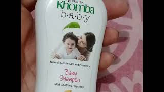 Swadeshi Khomba baby shampoo floral and herbal/Daily product information 🧴 🚼