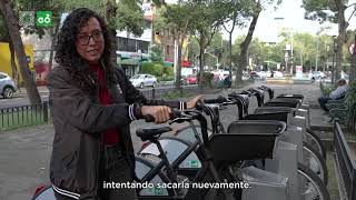 ¡Verifica que la Ecobici esté bien anclada!