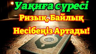 10 МИНУТ КЕЙІН СІЗ ҚҰРМАЙ АҚША АЛАСЫЗ, АЛУДЫ СҰРАҢЫЗ Уақиға сүресі, Ризық, Байлық Несібеңіз Артады!