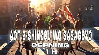 Attack on Titan Season 2 - Opening | Shinzou wo Sasageyo! [ 1 HOUR ]