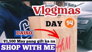 TIPID TIPS PANGBILI NG Christmas GIFT | DAISO +H&M | VLOGMAS DAY 14 | BUHAY JAPAN