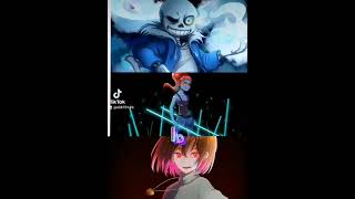 Chara vs Sans Vs Undyne#shorts