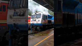 WDP 4D Cranking 😱😍🌧️@ Mangalore Central#travelwitharavind #youtubeshorts #wdp4d#trendinhshorts