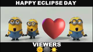 Minion Eclipse  Day ( Solar Eclipse Special) #solareclipse  #SolarEclispe2024