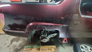 Honda Ridgeline Spongy Brakes. Rear Brakes replacement. Caliper Pin Seased.