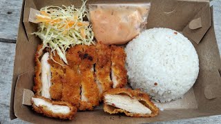 CARA BUAT CHICKEN KATSU DAN SALAD  ALA RUMAHAN