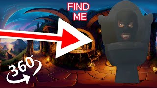 FIND  Skibidi Toilet. Giant Masked Skibidi Toilet - looking for a challenge 360° VR video