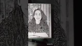 SketchArt🖤 Artworks #sketching🖤🎨 #shorts #trending #viral