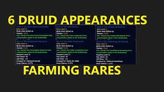 Collect These 6 Druid Appearances (Emerald Dream)