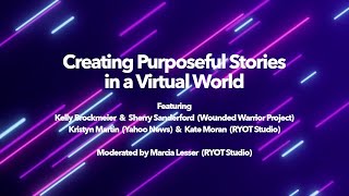 Brand Storytelling Live Streams | Creating Purposeful Stories in a Virtual World