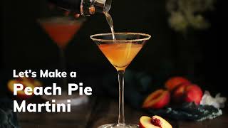 Peach Pie Martini :: Homemade Happy Hour