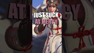 MERCY WASN'T NERFED NOOBS #shorts #gaming #overwatch