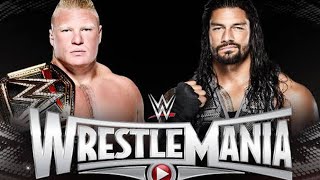 WWE 2K24 - BROCK LESNAR VS ROMAN REIGNS - 40 YEARS OF WRESTLEMANIA